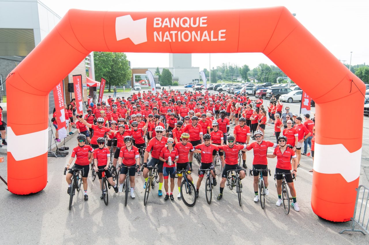 Nearly 400 National Bank employees and volunteers are participating in the 11th  edition of the NB Grand Tour.