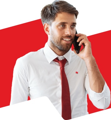 Photo of a professional speaking on the phone 