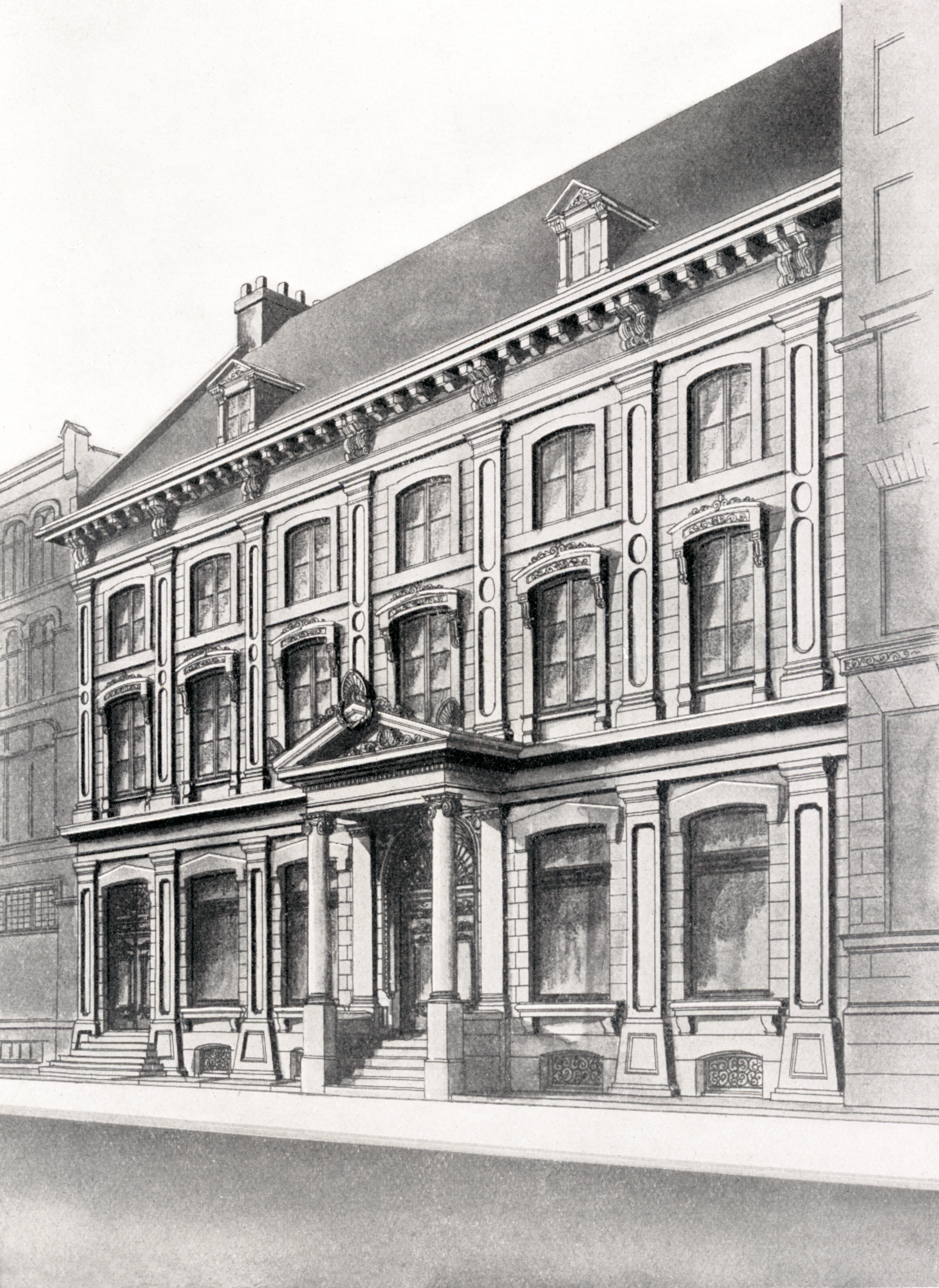 National Bank's first official head office on rue Saint-Pierre in Quebec City.