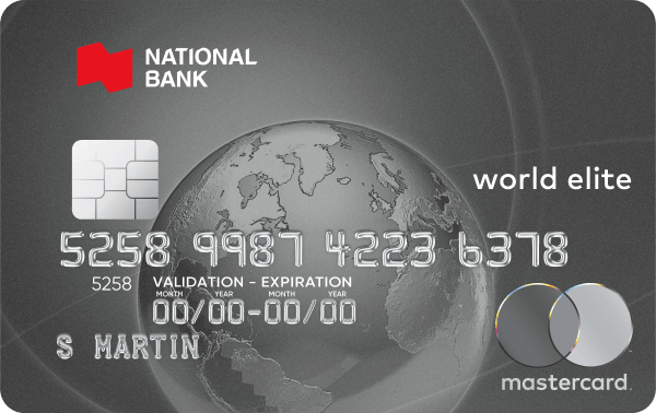 Photo of the World Elite Mastercard credit card 