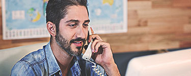 Man talking on the phone