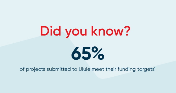 65% of projects submitted to Ulule meet their funding targets1