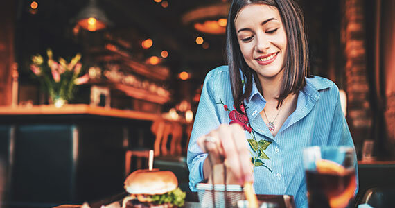 Women at the restaurant