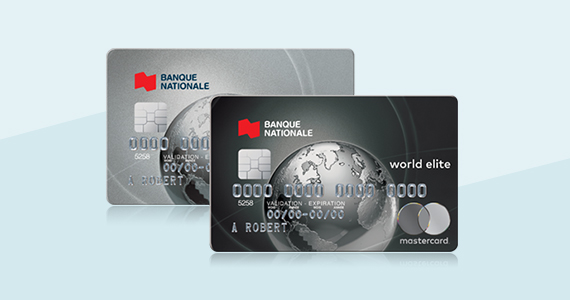 Travel credit cards World Elite and World Mastercard