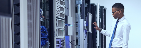 Photo of an IT professional
