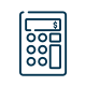 Icon of a calculator