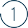 Circle with number one