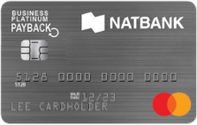 Photo of a Natbank Mastercard Platinum Payback credit card