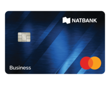 Photo of a Natbank Mastercard Platinum Payback credit card