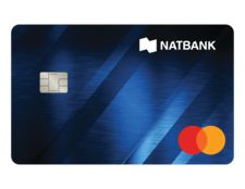 Photo of a Natbank Mastercard Platinum Payback credit card