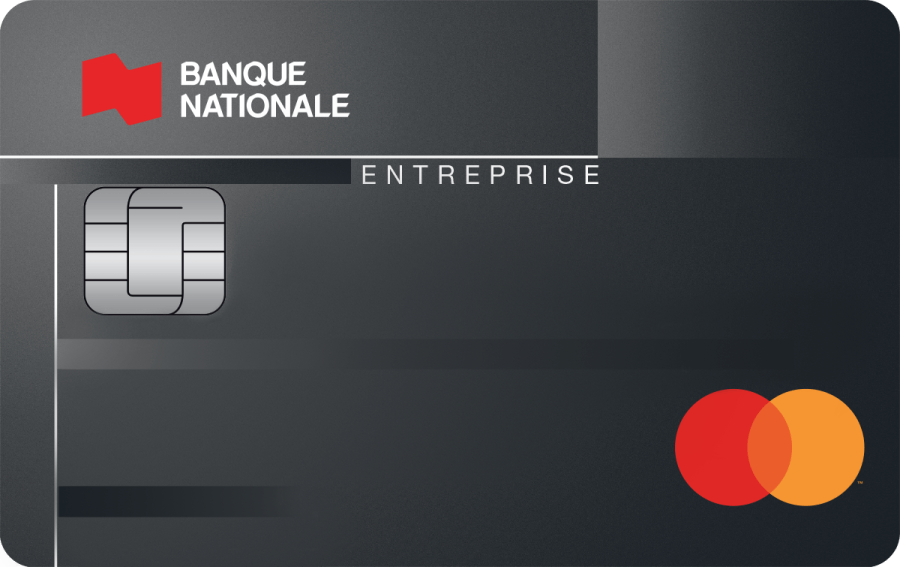 Photo de la carte de crédit Mastercard Entreprise de la Banque Nationale