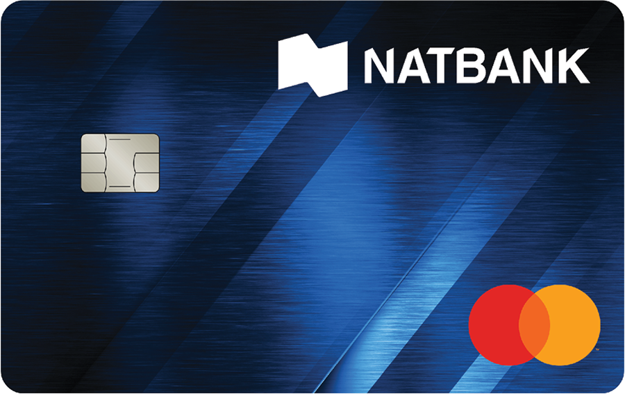 Photo d’une carte de crédit Mastercard Platinum Payback de Natbank