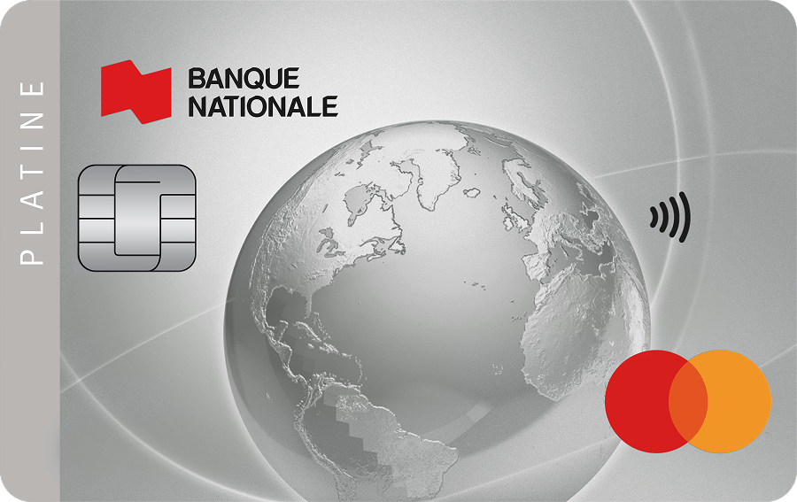 Photo de la carte de crédit Mastercard Platine