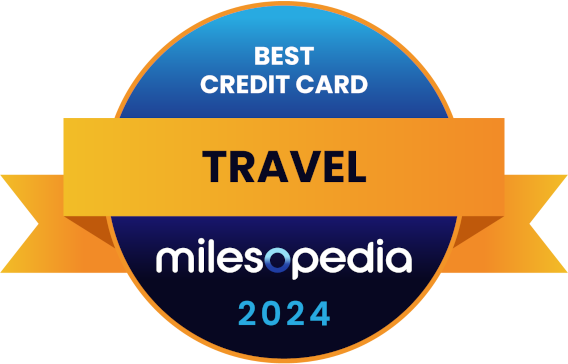 Drawing of the Milesopedia 2024 best travel credit card