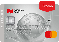 Photo of the Platinum Mastercard credit card 