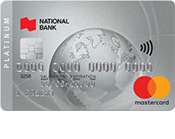 Photo of the Platinum Mastercard credit card 
